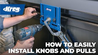 Cabinet Hardware Jig  Easily Install Cabinet Knobs and Pulls [upl. by Uchida865]