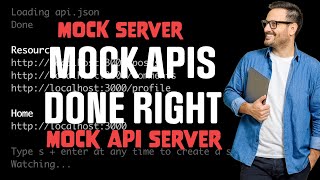 How to Mock RESTFUL APIs  The Easy way  Mock API Server [upl. by Higbee545]