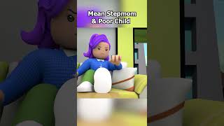 Mean STEP MOM Only Loved HER Daughter animation roblox shorts [upl. by Derwin]