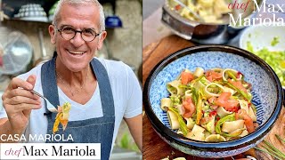 PASTA FREDDA ESTIVA pronta in 12 MINUTI 😉 con Zucchine e Salmone  Ricetta di Chef Max Mariola [upl. by Glaser]