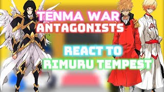 Tenma war antagonists react to Rimuru and ivarage  Gacha reaction  part 3 [upl. by Anilad499]