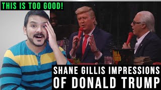 Shane Gillis Impressions of Donald Trump ft Joe Biden Reaction [upl. by Hailed]