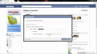 Facebook How to create a photo album on a facebook page [upl. by Norvin]