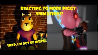 Reacting to more Piggy Animations since Im out of ideas [upl. by Aled]