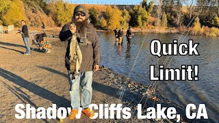 Trout Fishing  Shadow Cliffs Lake Bay Area CA [upl. by Bazar]