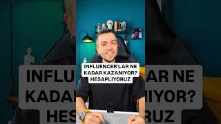 Influencerlar Ne Kadar Kazanıyor [upl. by Nairbo]