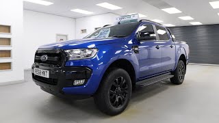 Ford Ranger 32 Wildtrak X Edition Metallic Performance Blue 200 BHP 4WD  RE68 HKT  VanStar [upl. by Girardi]