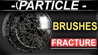 SubstancePainter Particle Brushes Fracture [upl. by Arema]