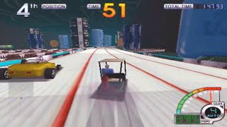 California Speed  Arcade Atari Seattle Hardware  Golfkart  Silicon Valley  Full Race [upl. by Aronek]