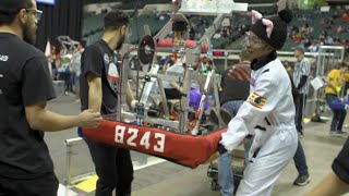 What a FIRST Robotics competition looks like [upl. by Arracahs]