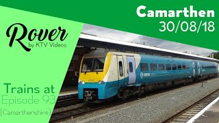 Trains at Carmarthen WWL  30818 [upl. by Tybalt]