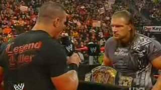 Triple H and Randy Orton Face Off [upl. by Evie604]