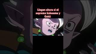 Llegan ahora sí el supremo kaiosama y Gokú parati dragonballdaima [upl. by Higinbotham]