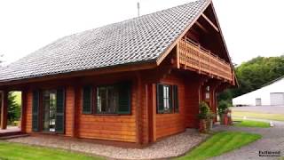 Fullwood Blockhaus Niederlassung WEST mit klassischem Holzhaus aus den 90ern [upl. by Daffie]