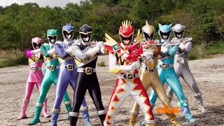 Dino Super Charge  Dino Victory Final Strike 2 AquaGraphite Rangers  Power Rangers Official [upl. by Euqinotna]