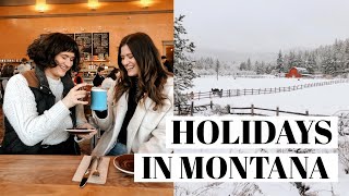 HOLIDAYS IN MONTANA Shopping Christmas Cooking  Holiday Gift Exchange  VLOGMAS [upl. by Aivila]