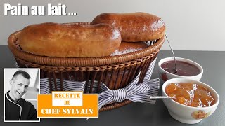 Pain au lait  Recette par Chef Sylvain [upl. by Oidivo]