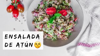 Cómo hacer ENSALADA de ATÚN VEGANO🌿 [upl. by Reinaldo]