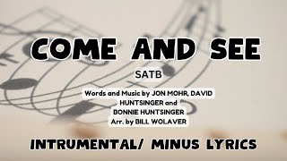 COME AND SEE INSTRUMENTAL MINUS LYRICS [upl. by Aika]