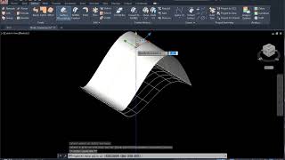 Edit NURBS AutoCAD Surface [upl. by Areis608]