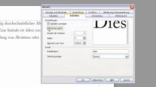 Writer  Absätze mit Initialen einleiten [upl. by Gaston]