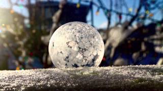 frozen bubbles in calgary [upl. by Menzies]