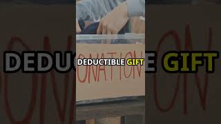 Tax Deductions with Eligible Donations taxes donations accountant trending shorts taxtips [upl. by Noramac]