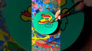 Groundskeeper Willie art satisfying asmr shorts simpsons [upl. by Harsho]