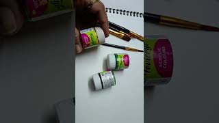 My first Acrylic painting on canvas board for beginners [upl. by Purse]