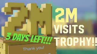 Roblox Merging Game 2M Visits Trophy AROUND 3 DAYS TILL OFFSALE [upl. by Alejandra112]