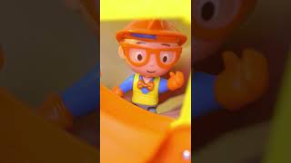 Construction and Excavator Song 🏗️  Blippi Toy Play shorts [upl. by Og]