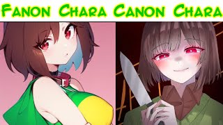 Fanon Chara Vs Canon Chara [upl. by Belac]