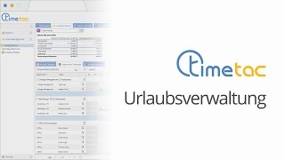 TimeTac Urlaubsverwaltung [upl. by Kreit761]