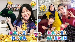 LEIKA CHALLENGE 24 JAM JADI IBU HAMIL KAYA VS IBU HAMIL MISKIN [upl. by Durr]