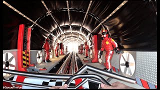 Formula Launch Coaster Front Row 4K POV  EXPERIENCE GFORCE LIKE AN F1 DRIVER [upl. by Nwhas]