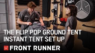 THE FLIP POP GROUND TENT  INSTANT TENT SET UP  by Front Runner [upl. by Walls969]