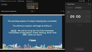 Committee of Adjustment Public Hearing North York August 1 2024 AM [upl. by Nylirek]