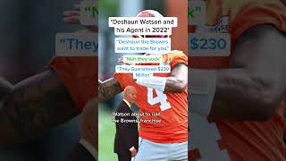 Deshaun Watson sucks clevelandbrowns deshaunwatson nflfootball nfl shorts shortsviral [upl. by Nigen721]