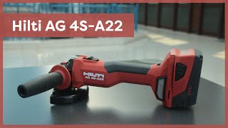 AkkuWinkelschleifer Test Hilti AG 4SA22 [upl. by Renner]