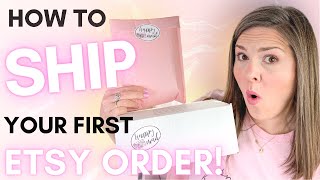 Etsy Shipping Tutorial 2021 Step by Step How I Process and Package Etsy Orders from Home [upl. by Brien]