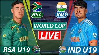 India vs South Africa U19 Live  IND U19 vs SA U19 Live Commentary  2nd Innings [upl. by Lud]