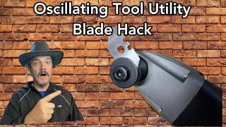 Oscillating Tool Utility Blade Hack [upl. by Grekin]