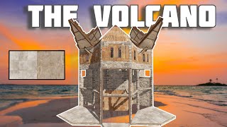 THE VOLCANO  CHEAP and DEFENDABLE 2X1 RUST Base  SoloDuoTrio 2023 [upl. by Beshore136]