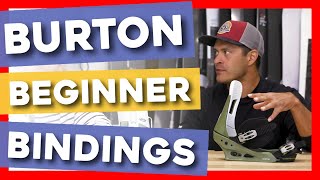 2020 Burton Beginner Snowboard Bindings Overview [upl. by Einhpad]