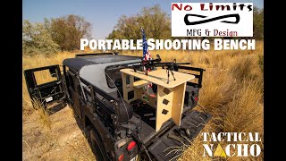 Portable shooting bench from No Limits MFG and Design [upl. by Ellener]