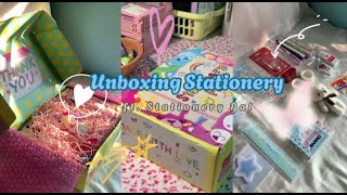 Unboxing New Stationery Supplies 🌷🧸🇧🇩  ft Stationery Pal [upl. by Eahcim]