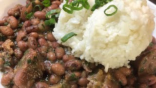 OLD SCHOOL RED BEANS AND RICEBIRTHDAY MONTH FAVORITE RECIPES [upl. by Perkin]