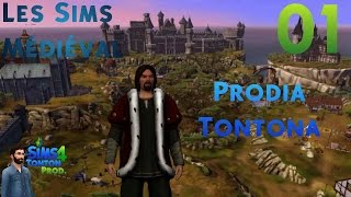 Les Sims Médiéval  ep01  Prodia Tontona [upl. by Innej158]