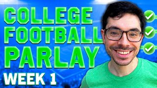 College Football Parlay Picks Week 1 Saturday 83124  Top CFB Bets amp Predictions [upl. by Aihsela]