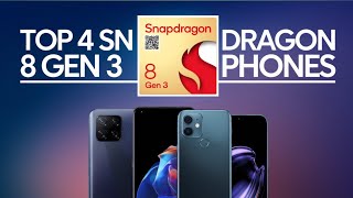 Top 4 Best Snapdragon 8 Gen 3 Phones 📱 [upl. by Tenn]